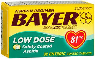 Bayer 981617 Low Dose Aspirin