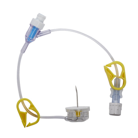 BD LH-0031YN SafeStep Huber Infusion Set, 20 Gauge
