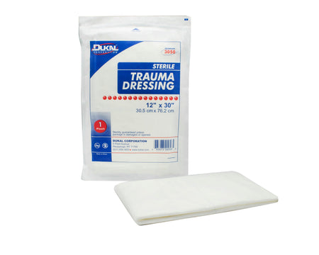 Dukal 3050 Sterile Trauma Dressing, 12 x 30 Inch