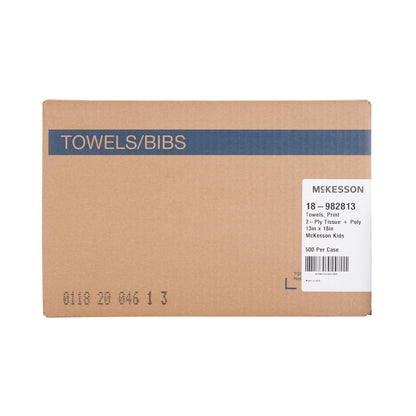 McKesson KIDS™ Design Nonsterile Procedure Towel, 13 x 18 Inch