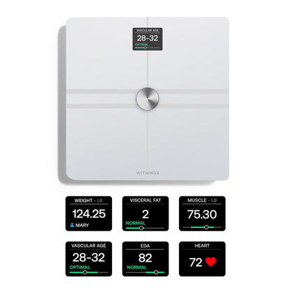 Withings Body Comp Wifi Smart Scale, White