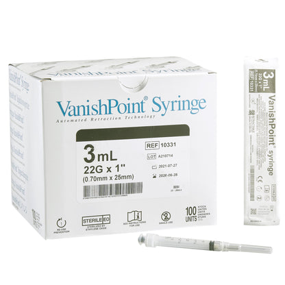 VanishPoint® Syringe with Hypodermic Needle