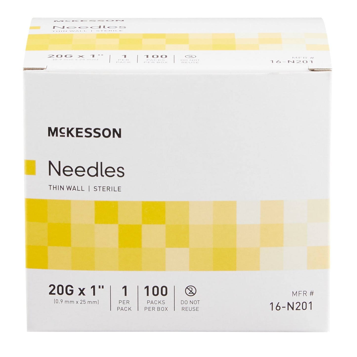 McKesson Hypodermic Needle, 20 Gauge, 1 Inch