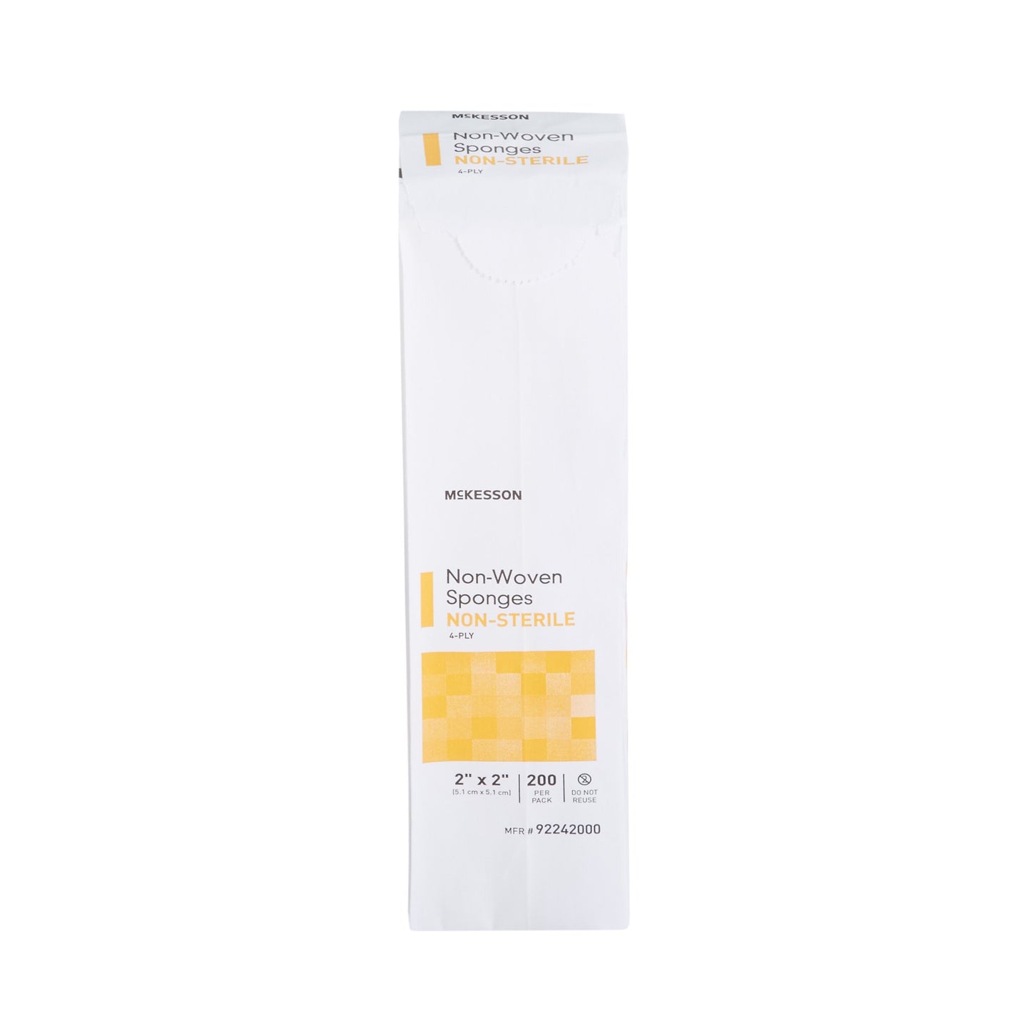 McKesson Nonwoven Sponge, 2 x 2 Inch, 4-Ply by McKesson Brand product image - view 3