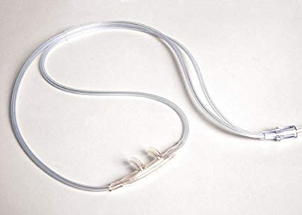 Sun Med 16SOFT-PED-7-50 Nasal Cannula Salter-Style Pediatric Curved Prong / NonFlared Tip 7 Foot Tubing
