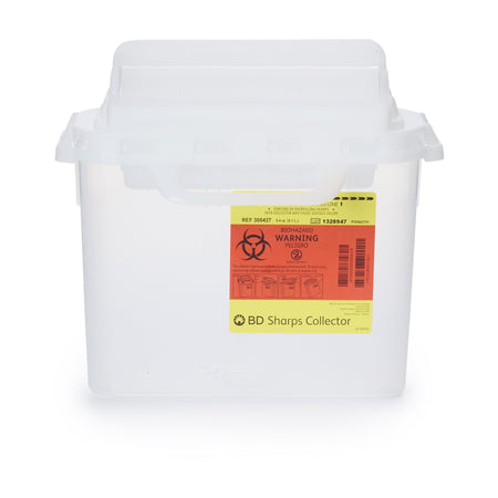 BD 305427 Multi-purpose Sharps Container, 12 x 12 x 4-4/5 Inch