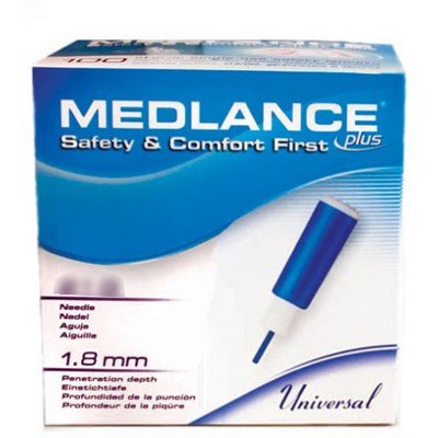 Cambridge Sensors USA 921-21 Safety Lancet Medlance 21 Gauge Retractable Push Button Activation Finger