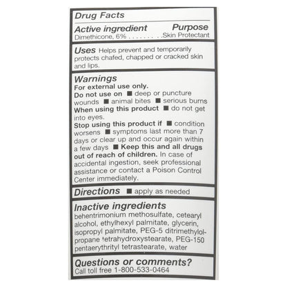 Sween 24 hour protectant skin cream 7091 showing 6 percent ingedients, dimethicone and lanolin free formula