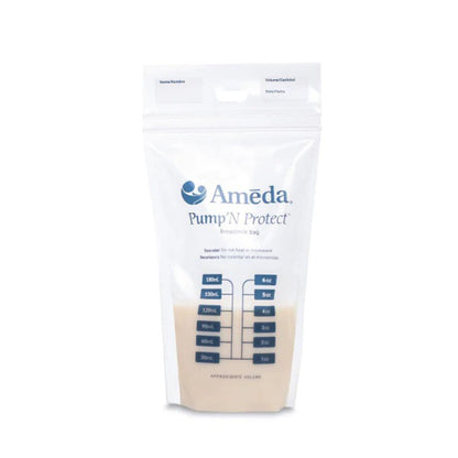 Breast Milk Storage Bag Ameda® Pump 'N Protect™ 6 oz. Plastic