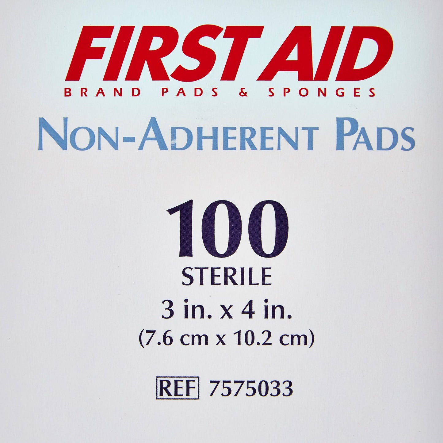 American® White Cross Nonadherent Dressing, 3 x 4 Inch