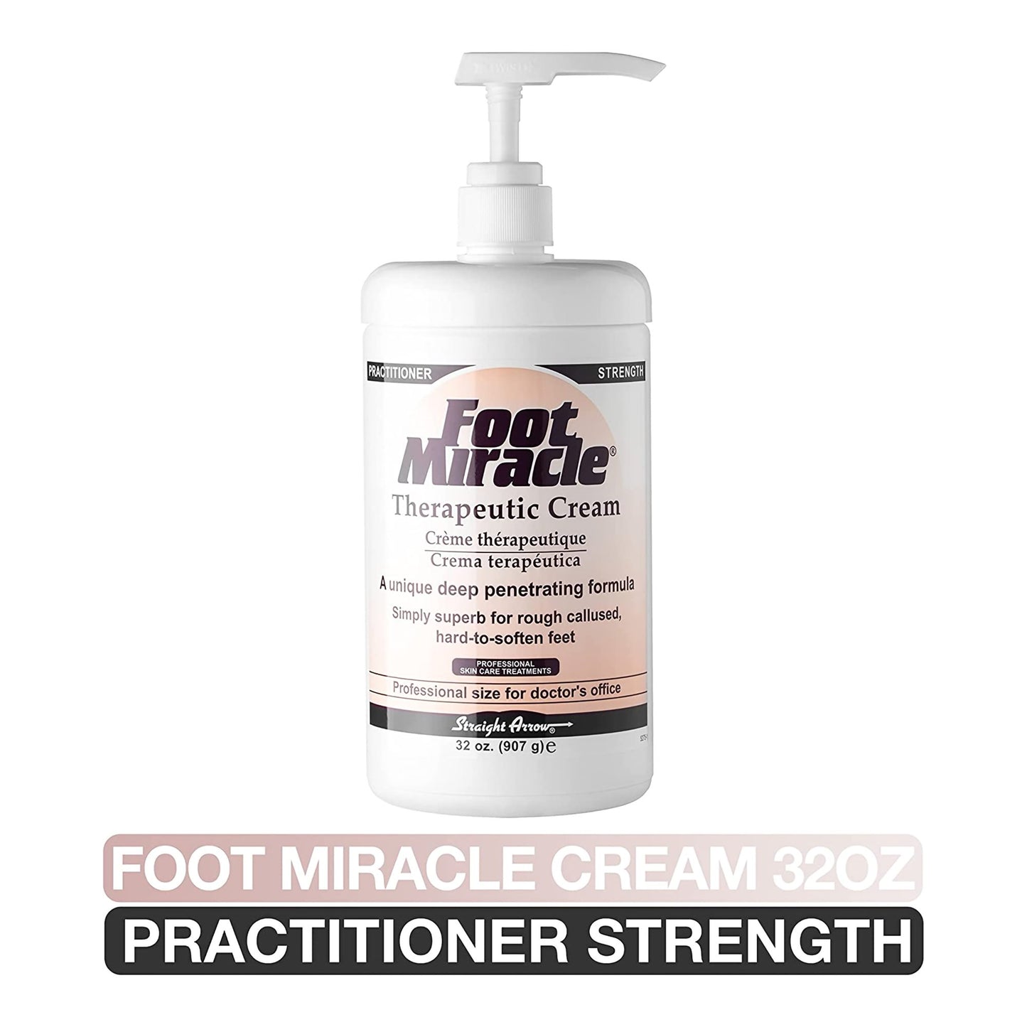 Foot Miracle® Therapeutic Cream, 32 oz. Bottle