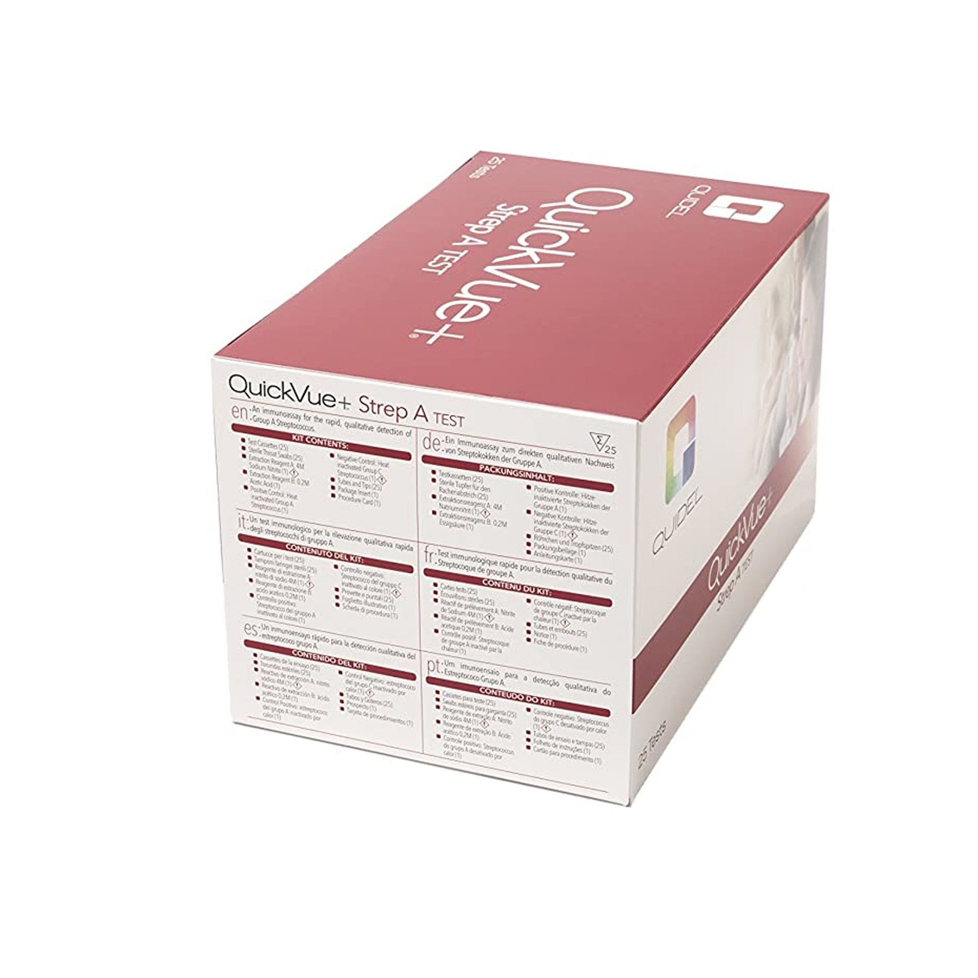 QuickVue+ Strep A Infectious Disease Immunoassay Respiratory Test Kit by Quidel product image - view 3