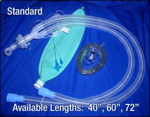 Sun Med A5Z12XXX Vital Signs Anesthesia Breathing Circuit Expandable Tube 90 Inch Tube Dual Limb Adult 3 Liter