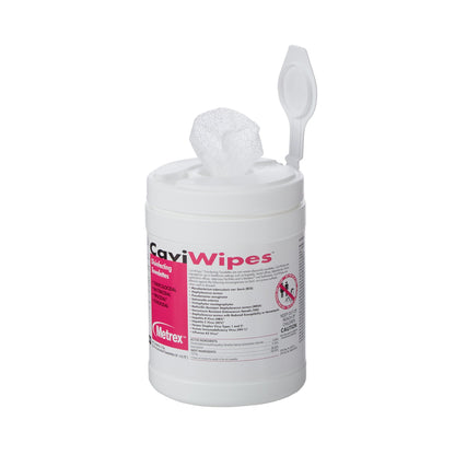 Metrex CaviWipes Surface Disinfectant Alcohol-Based Wipes, 6 x 6.75 Inch