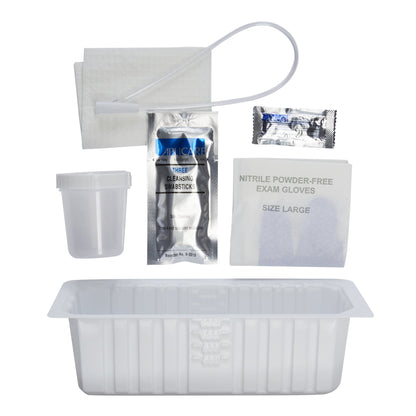 Dover™ Open Intermittent Urethral Catheter Tray, BZK