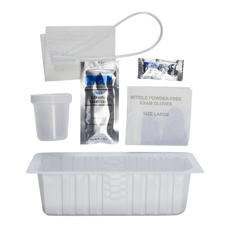 Cardinal 75000 Dover Open Intermittent Urethral Catheter Tray, BZK