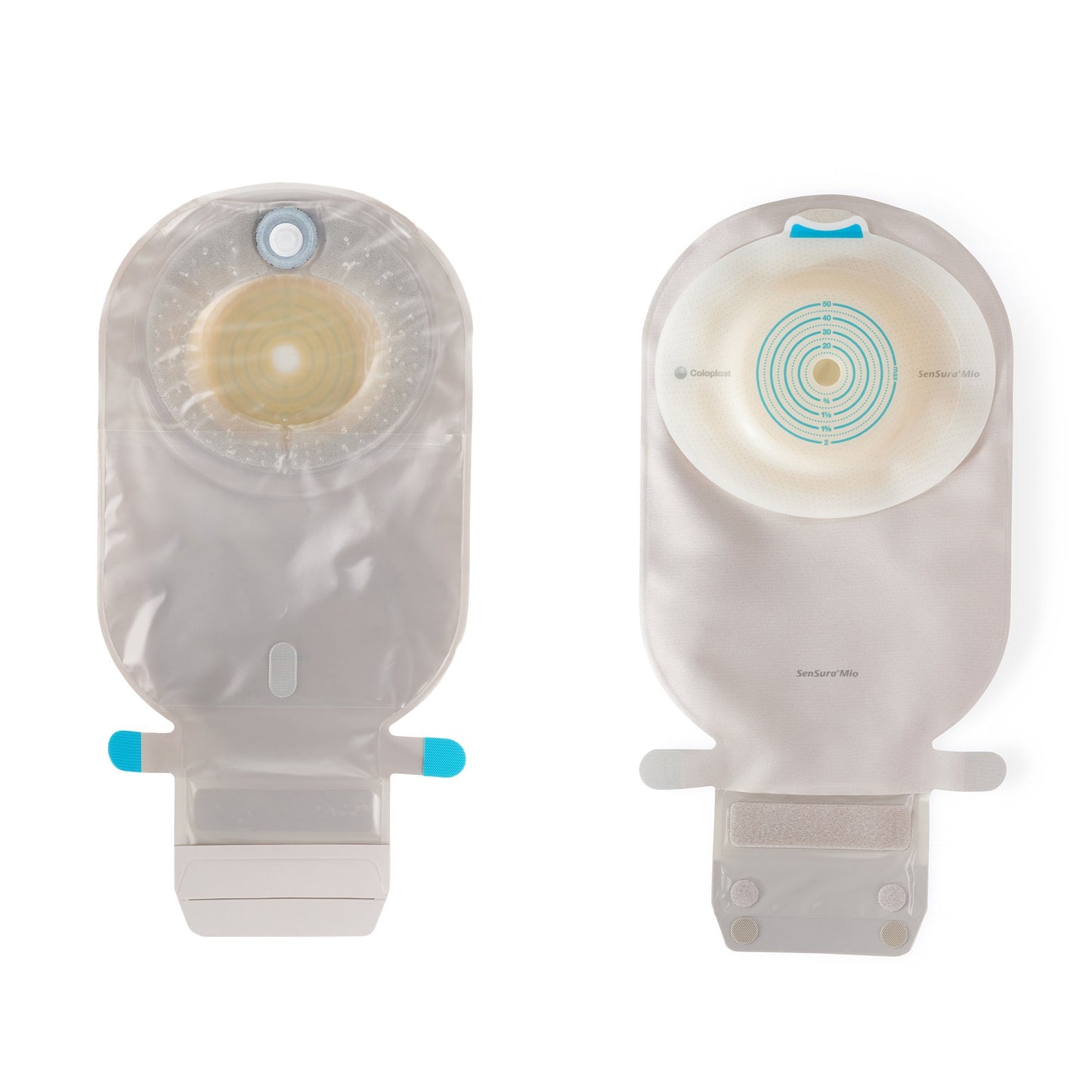 SenSura® Mio Convex Light 1-Piece Transparent Ostomy Pouch, 21 mm Stoma