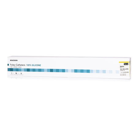 McKesson 16-SFOL3020 Silicone Foley Catheter, Standard Tip, 20 Fr., 30 cc