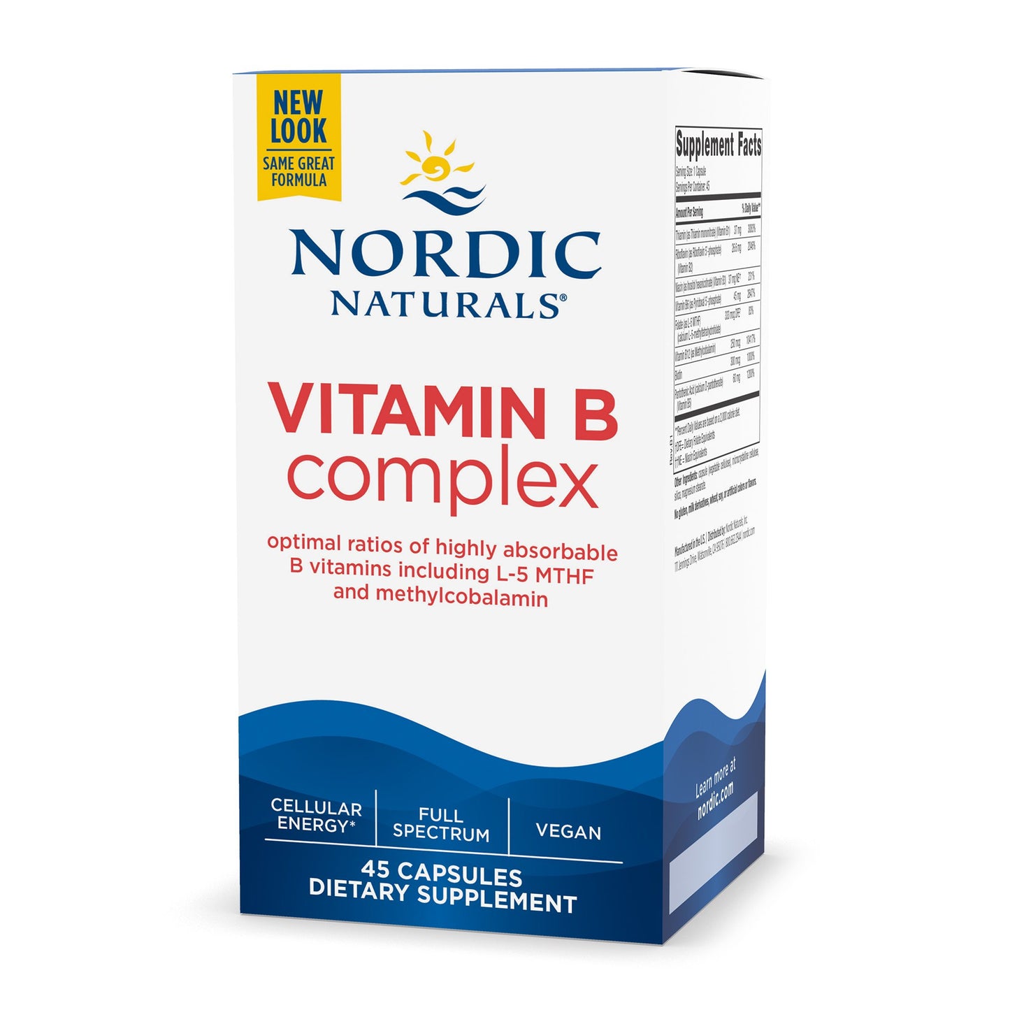 Nordic Naturals® Vitamin B Complex Dietary Supplement