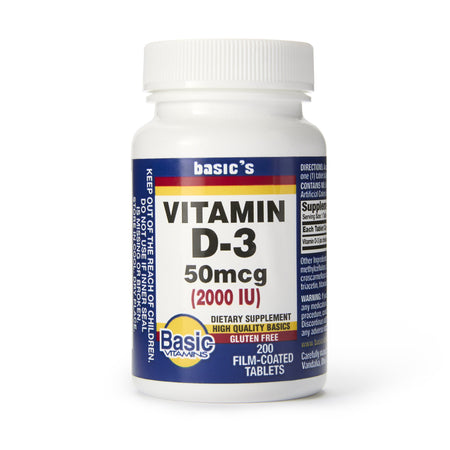 Basic Drug 30761016840 's Vitamin D-3 Dietary Supplement