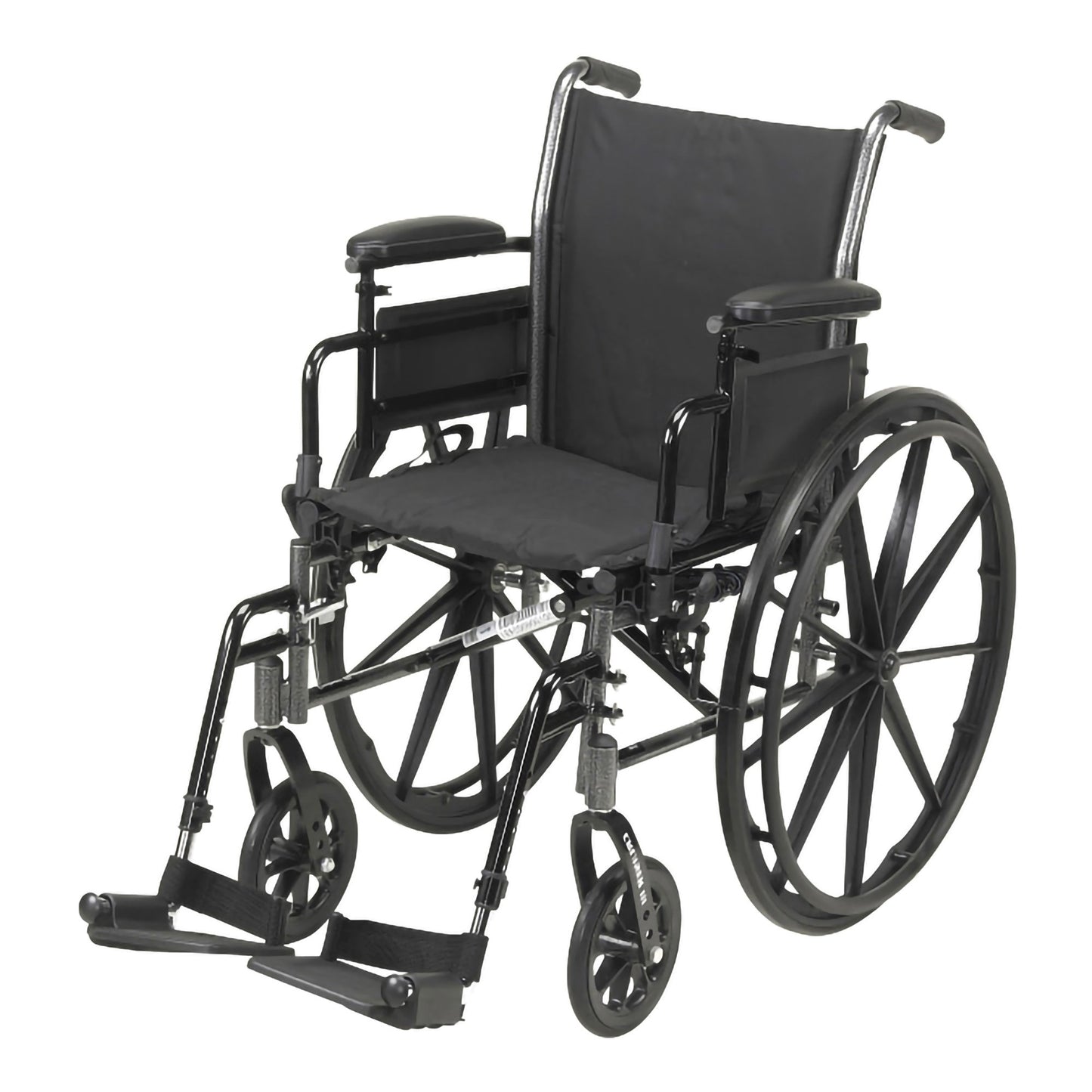 McKesson Manual Lightweight Wheelchair, 18 Inch Seat Width
