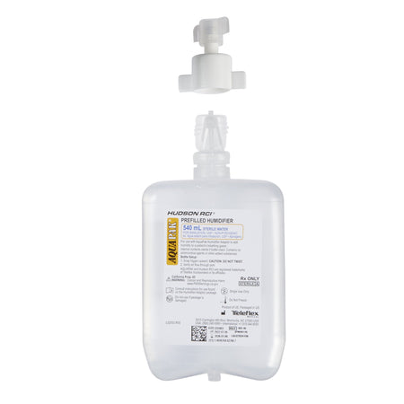Medline HUD00540 Aquapak Prefilled Bubble Humidifier Kit, 540 mL
