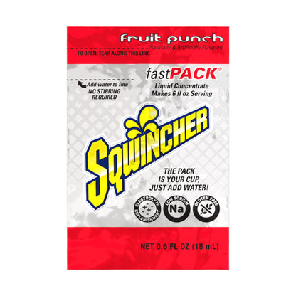Sqwincher® Fast Pack® Fruit Punch Liquid Concentrate