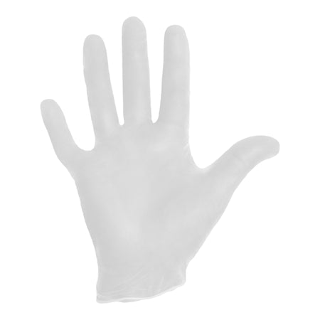 Halyard 50032 Vinyl Exam Glove, Medium, White