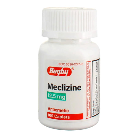 Major Pharmaceuticals 536129701 Rugby Meclizine Antiemetic
