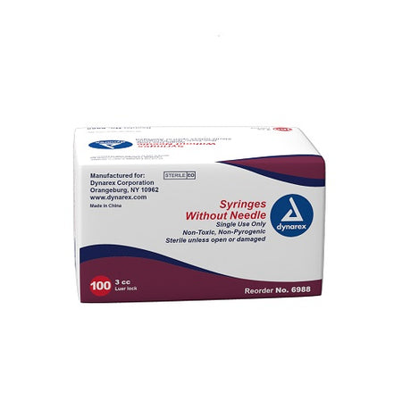 Dynarex Syringe without Needle, 1cc, 3cc, 10cc, 30cc