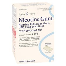 Foster & Thrive™ Nicotine Polacrilex 2 mg (Nicotine) Gum, Original Flavor