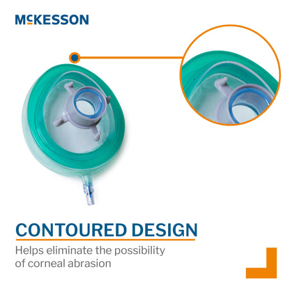 Anesthesia Mask McKesson Elongated Style Adult Small Hook Ring