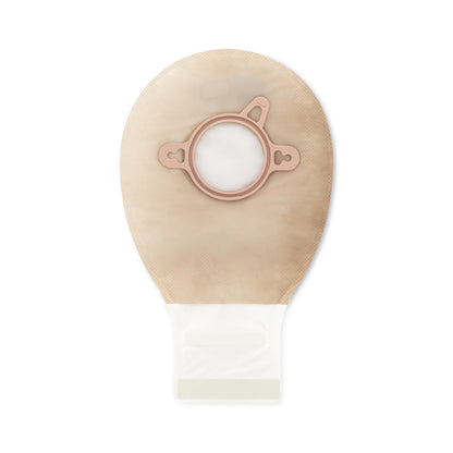 New Image™ Two-Piece Beige Ostomy Pouch, Pre-cut to Fit 44 mm, Green Match