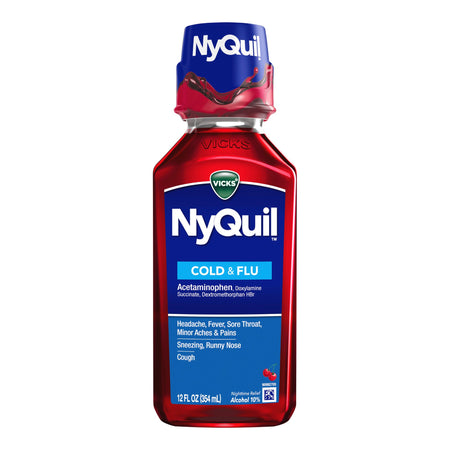 Procter & Gamble 37000080812 NyQuil Cold & Flu, Cherry Flavor