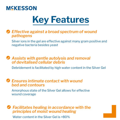 Silver Wound Gel McKesson NonSterile