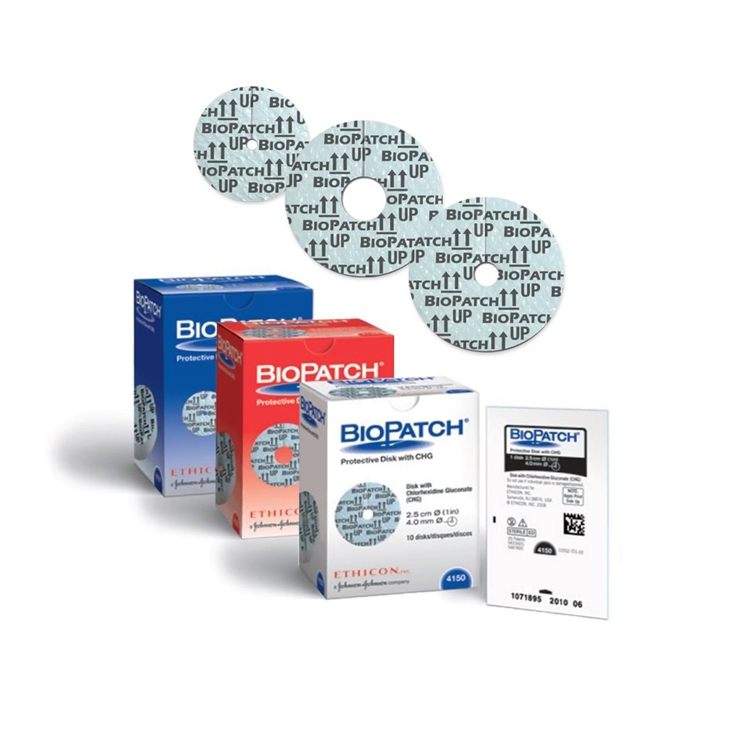 Biopatch® IV Dressing, 1 Inch Disk with 7-mm Center Hole