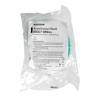 Anesthesia Mask McKesson Elongated Style Adult Small Hook Ring