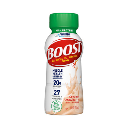 Boost® High Protein Strawberry Complete Nutritional Drink, 8 oz. Bottle