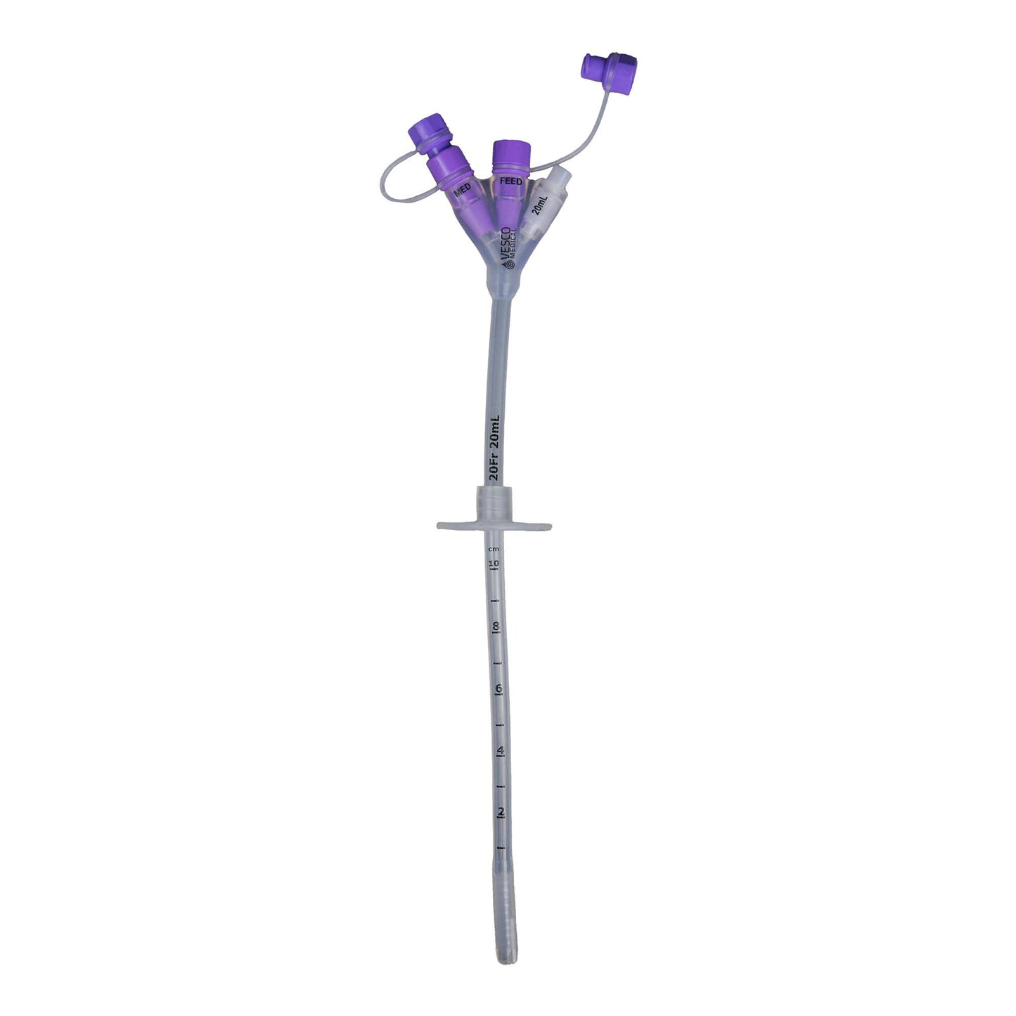 Vesco Medical™ Gastrostomy Feeding Tube, 20 Fr.
