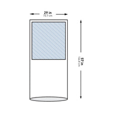 McKesson Mayo Stand Cover, 29½ x 57 Inch