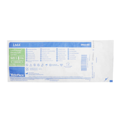 Straight Laryngeal Mask LMA® Unique™ (Silicone Cuff) Size 3 20 mL Cuff Silicone Single Patient Use Sterile