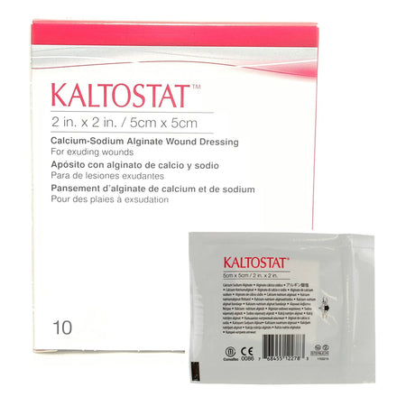 ConvaTec 168210 Kaltostat Calcium Alginate Dressing, 2 x 2 Inch