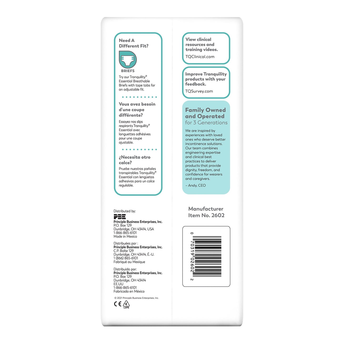 Select® Absorbent Underwear, Pediatric
