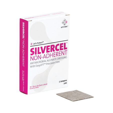 Solventum 900202 3M Silvercel Silver Alginate Dressing, 2 x 2 Inch
