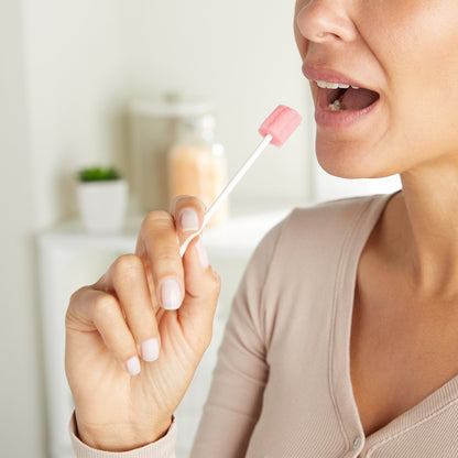 McKesson Oral Swabstick, Foam Tip, Untreated