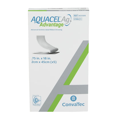 Aquacel® Ag Advantage Silver Dressing, 3/4 x 18 Inch