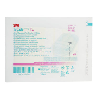 3M™ Tegaderm™ IV Dressing, 8.5 x 7 cm
