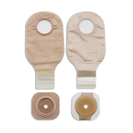 Hollister 19003 New Image Two-Piece Clear Ileostomy/Colostomy Pouch, 57mm Flange, Red