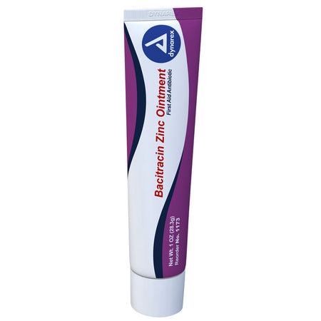 Dynarex 1173 Bacitracin Zinc First Aid Antibiotic, 1 oz. Tube