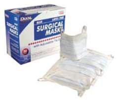 Dukal 1541 Surgical Mask ASTM Level 1 Earloops One Size Fits Most